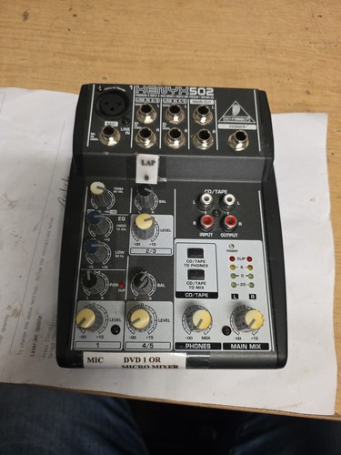 Behringer xenyx 502 - behringer, mixer