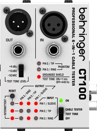Behringer ct100 tester cavi - tester,